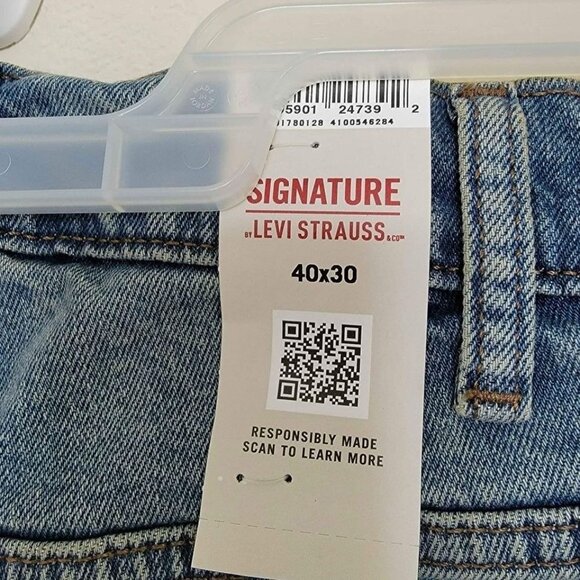 Men's Slim Fit Levi Strauss Flex Jeans Size 40X30 #730 - Picture 4 of 5